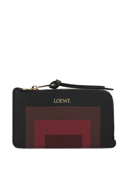 Женский кошелек Loewe x Albers с геометрическим узором, черный