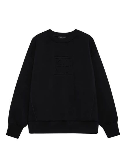 Толстовка с монограммой ANINE BING Alto black