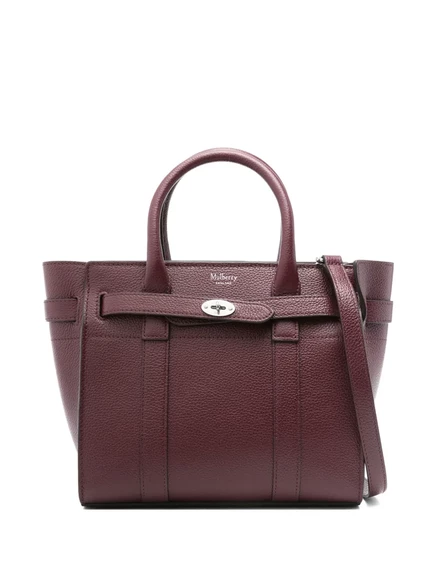 Женская кожаная сумка-тоут Mulberry Bayswater, темно-красная