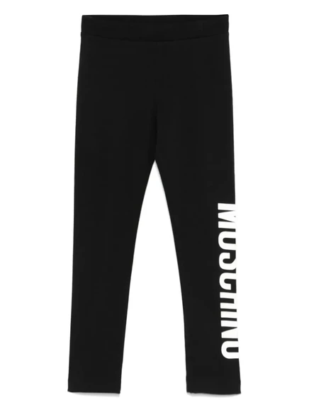 Леггинсы для девочек MOSCHINO Kids, черные