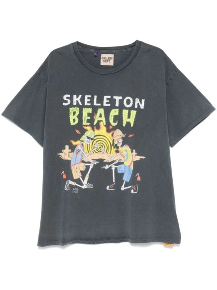 Унисекс-футболка Gallery Dept. Skeleton Beach, серая