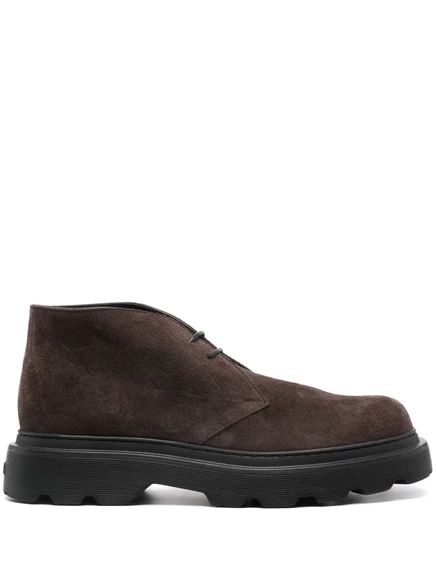 Мужские ботинки Tod's Carrarmato 24L замшевые, кофейные