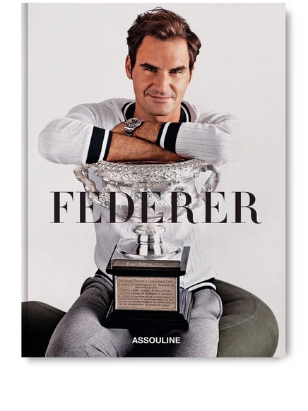 Книга Federer Assouline в твёрдом переплёте 25×33×4 см, белая