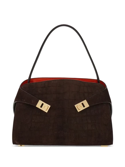 Мягкая сумка через плечо Ferragamo Hug (М)
