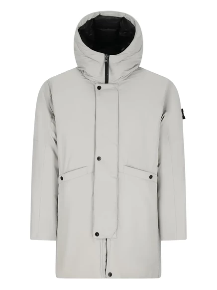 Куртка-парка с капюшоном Stone Island grey