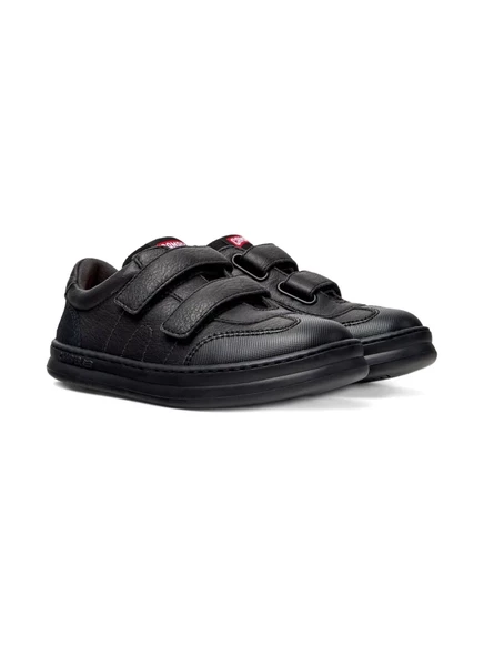 Кожаные кроссовки Camper Kids с двойным ремешком black