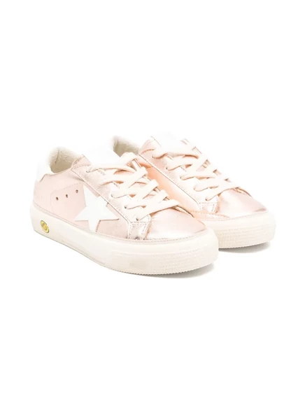 Детские кроссовки Golden Goose Kids May, розовые