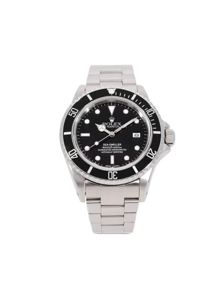 Мужские часы Rolex Sea-Dweller 39 мм из стали, черные