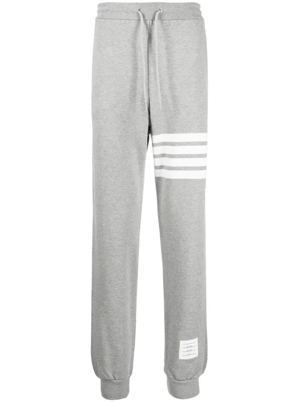 Мужские спортивные брюки Thom Browne 4-Bar Stripe, серые