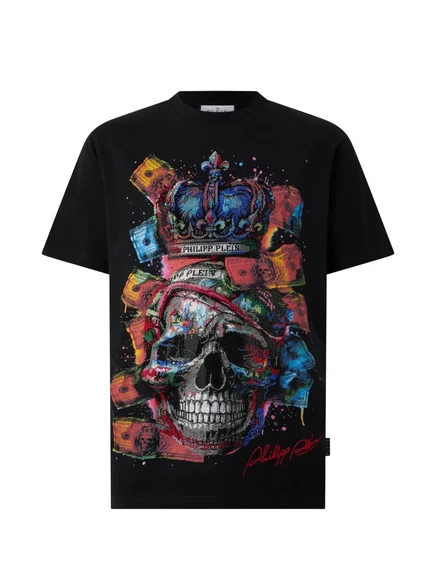 Мужская футболка Philipp Plein Skull, черная