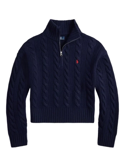 Джемпер Polo Ralph Lauren из плотной вязки blue