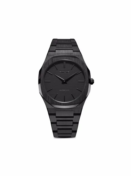 Мужские часы D1 MILANO Ultra Thin Shadow 40 мм, черные