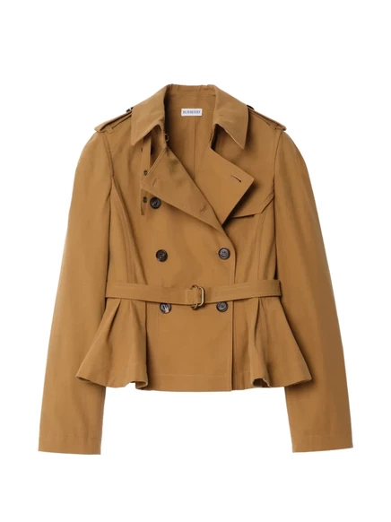 Женский тренч Burberry Isabella хлопковый, коричневый