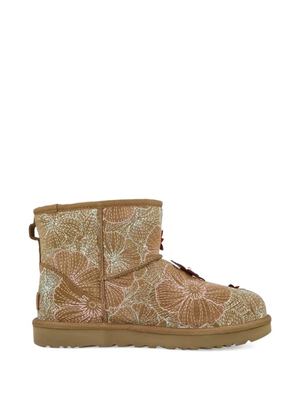 Ботильоны UGG Mini Meadow с цветочной аппликацией и вышивкой в виде луга