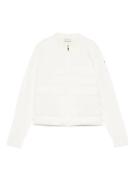 Женский кардиган Moncler из шерсти, белый