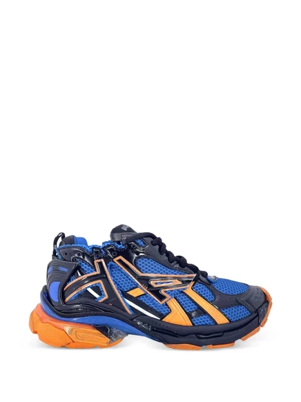Мужские кроссовки Balenciaga Runner сетчатые, синие
