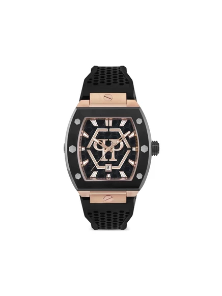 Мужские часы Philipp Plein The Hexagon Phantom 44 мм, черные