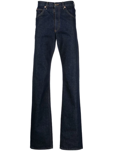 Джинсы Maison Margiela со средней посадкой и прямыми штанинами blue