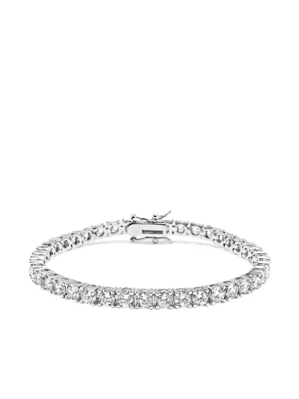 Женский браслет Nialaya Jewelry теннисный, серебристый