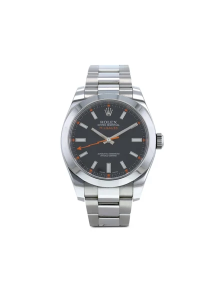 Часы Rolex Milgauss 40 мм подержанные, черные