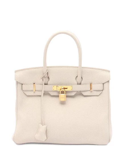 Сумка Birkin 30 от Hermès, бывшая в употреблении в 2024 году neutrals