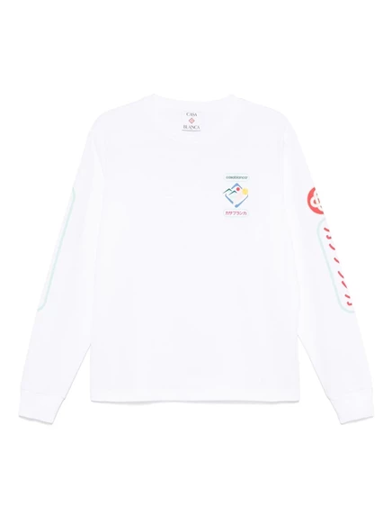 Толстовка Casablanca Fuji Dream с капюшоном white