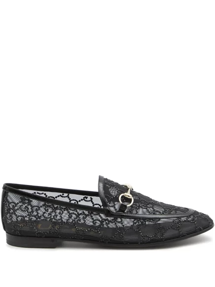 Женские лоферы Gucci Jordaan с Horsebit, черные