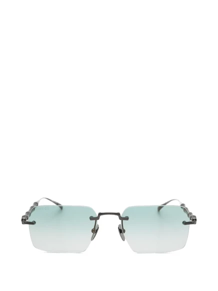 Солнцезащитные очки Gucci Eyewear без оправы, черные