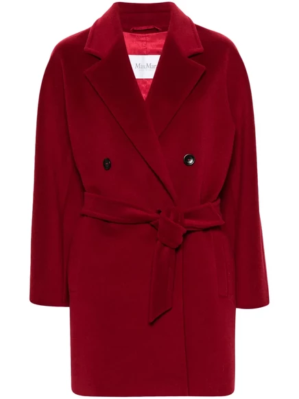 Женское пальто Max Mara Addurre двубортное, красное