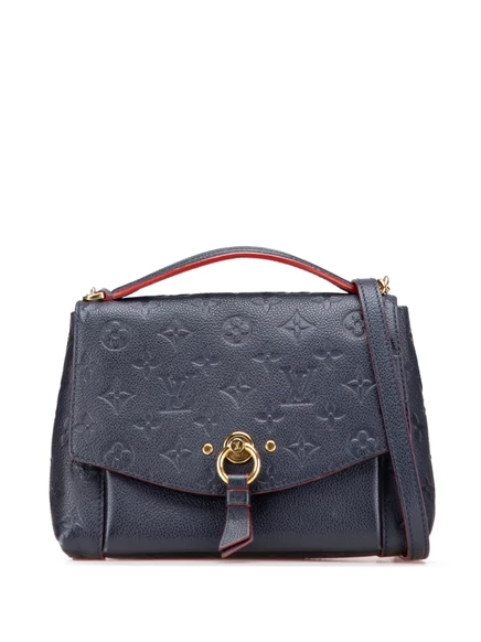 Женская сумка Louis Vuitton Pre-Owned Empreinte Blanche BB, синяя
