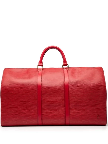 Дорожная сумка Louis Vuitton Pre-Owned Keepall 50 Epi 1990, красная