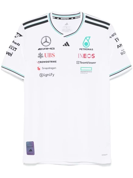 футболка пилота команды Формулы-1 Mercedes-AMG Petronas от adidas white