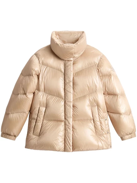 Женский пуховик Woolrich Aliquippa, светло-бежевый