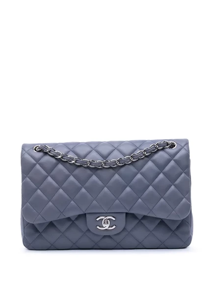 Женская сумка CHANEL Jumbo Classic на плечо, фиолетовая