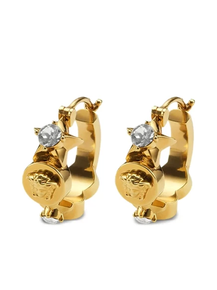 Женские серьги‑кольца Versace с Медузой, золотистые