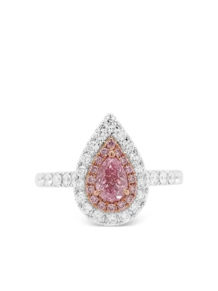 Женское кольцо HYT Jewelry 18K бело-розовое золото с бриллиантами