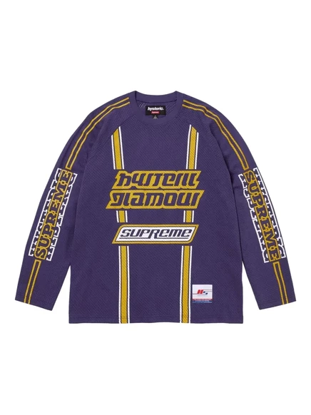 Мужская футболка Supreme x Hysteric Glamour, фиолетовая