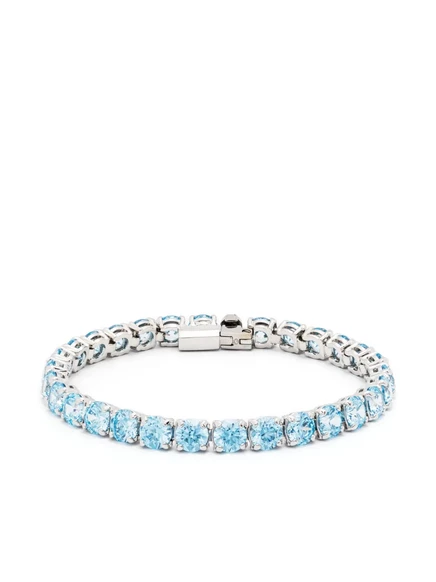Теннисный браслет Swarovski Matrix blue
