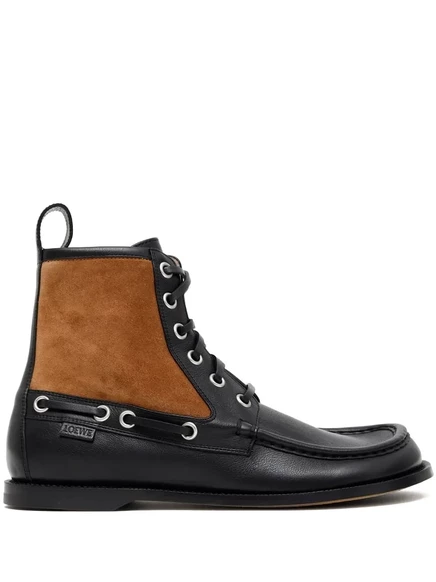 Мужские ботинки Loewe Campo шнурованные, черные