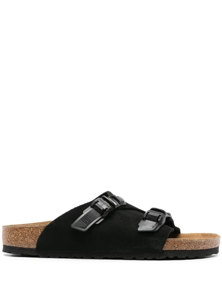 Унисекс слайды Birkenstock Zürich Tech замшевые, черные