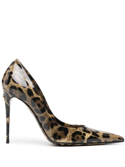 Женские туфли Dolce & Gabbana Kim 110 мм, леопардовые