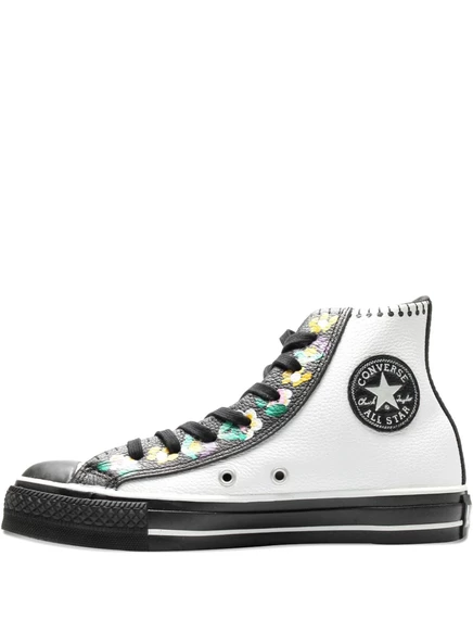 Унисекс кеды Converse Chuck Taylor All Star высокие с цветочным принтом, белые