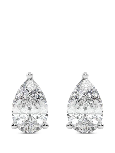 Серьги Diamond Essentials с бриллиантом, серебристые