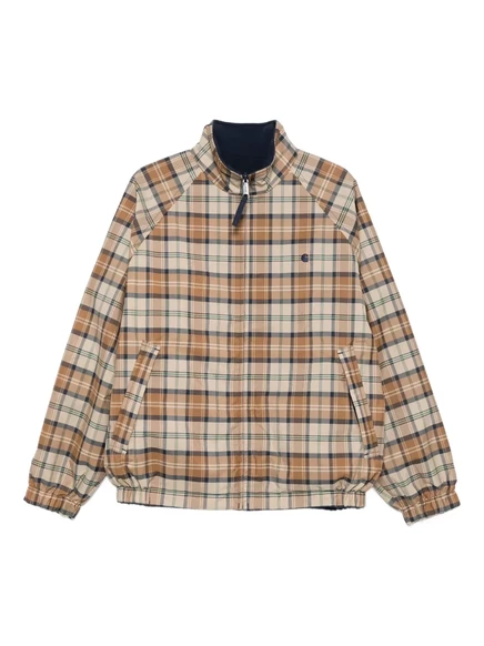 Мужская куртка Carhartt WIP в клетку на молнии, бежевая