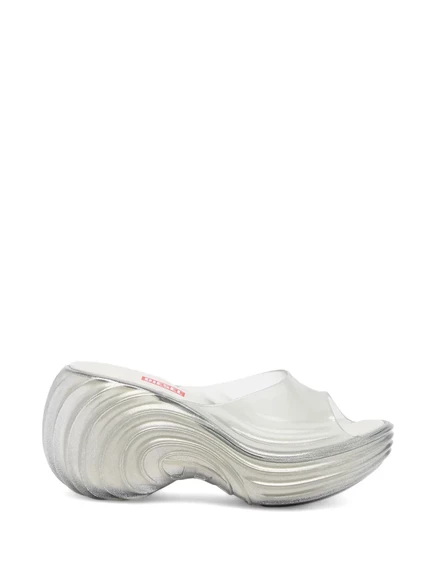 Женские мюли Diesel x Melissa на платформе, белые