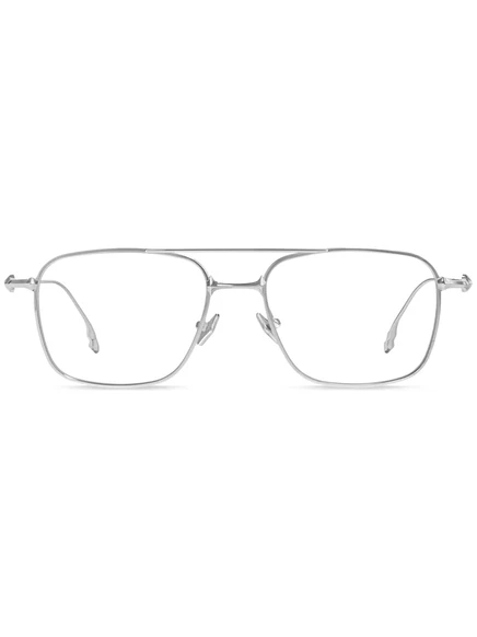 Унисекс очки Gentle Monster Met 02 квадратные, серебристые