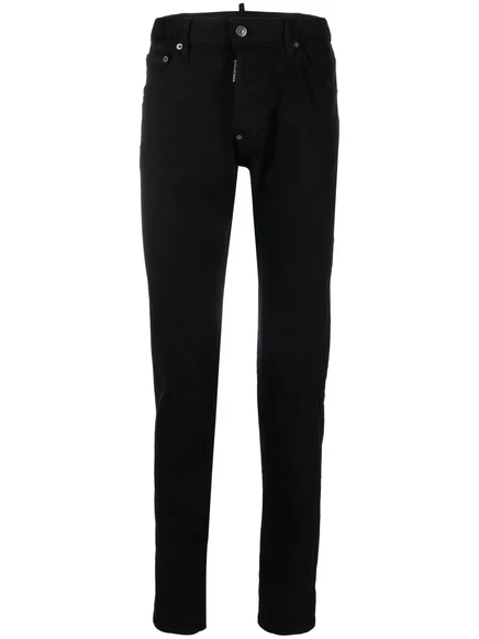 Мужские джинсы DSquared2 Bull узкие, черные