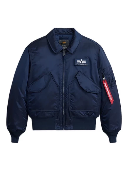 Унисекс бомбер Alpha Industries CWU 45/P, синий