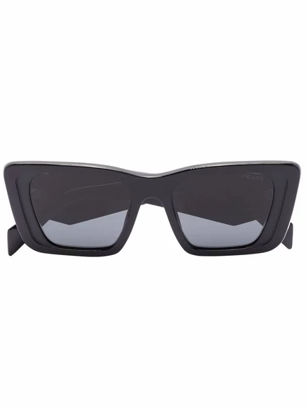 Женские очки Prada Eyewear, крупная оправа, черные