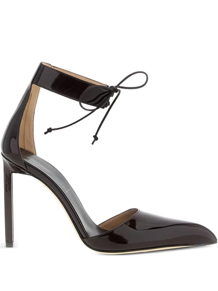 Туфли-лодочки из лакированной кожи TOM FORD длиной 105 мм red